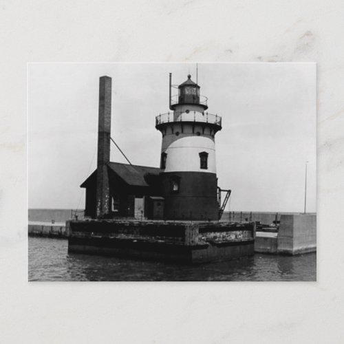 Harbor Beach Lighthouse Postcard