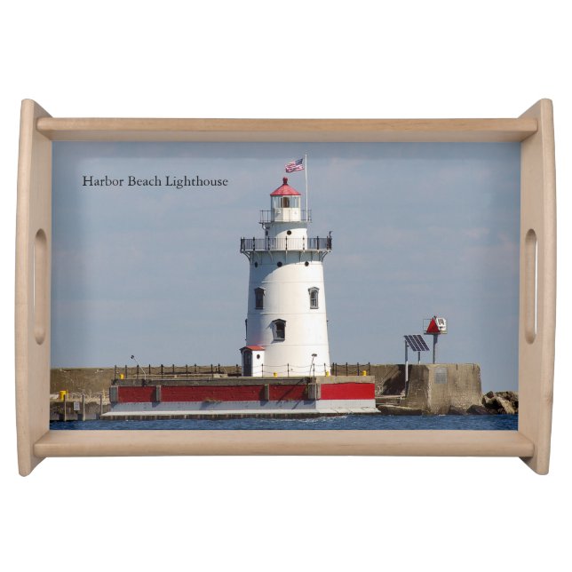 Harbor Beach Lighthouse serving tray (Front)