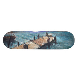 Harbor by the Sea Skateboard Deck