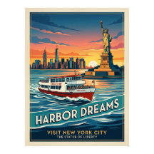 Harbor Dreams Circle Line Poster