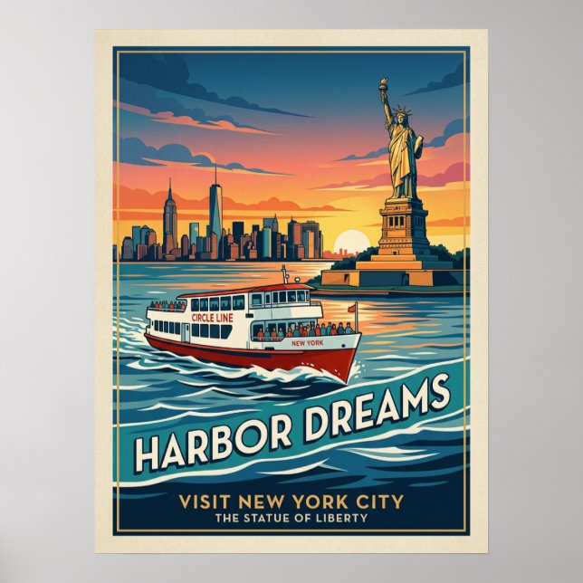 Harbor Dreams Circle Line Poster (Front)