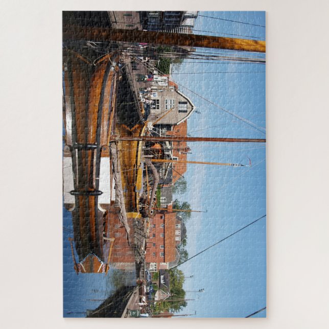 Harbor, Dutch village Jigsaw Puzzle (Vertical)