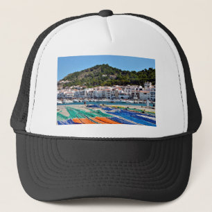 Harbor El Port de la Selva in Spain Trucker Hat