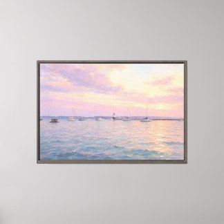 Harbor Glow Canvas Print