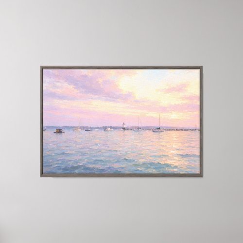 Harbor Glow Canvas Print