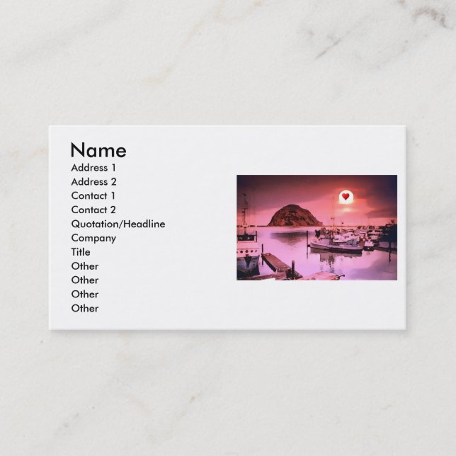 Harbor Hues Business Card (Front)
