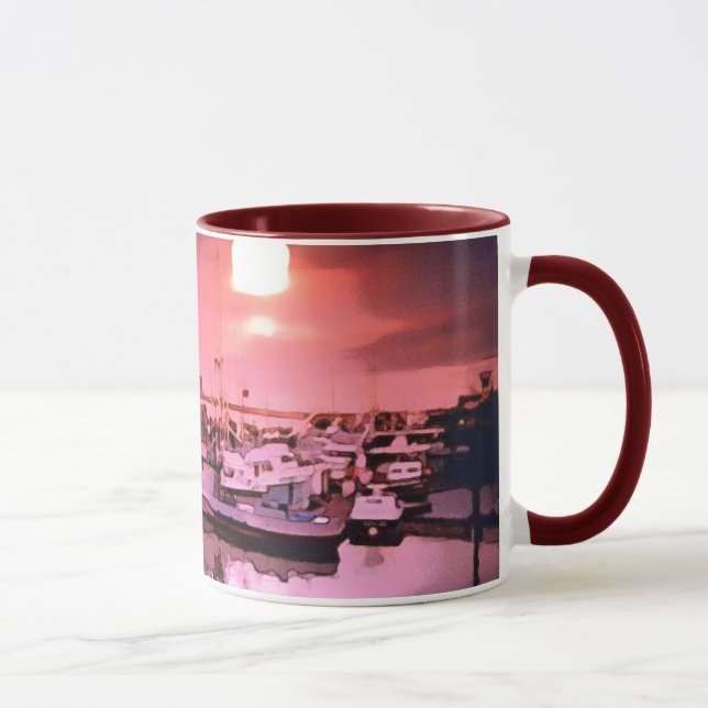 Harbor Hues Ceramic Mug (Right)