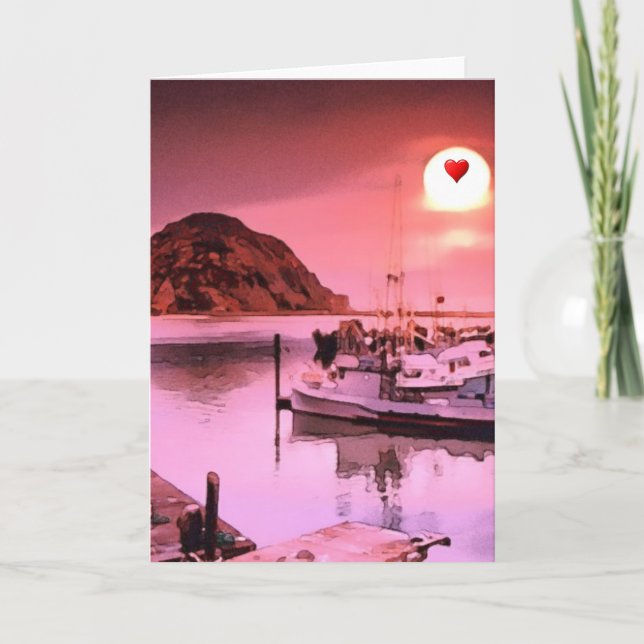 Harbor Hues Greeting Card (Front)