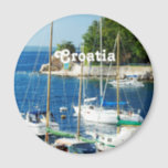 Harbor in Croatia Magnet