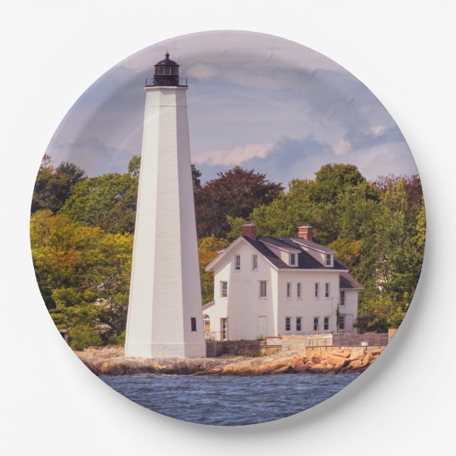 Harbor Light Paper Plates (Front)