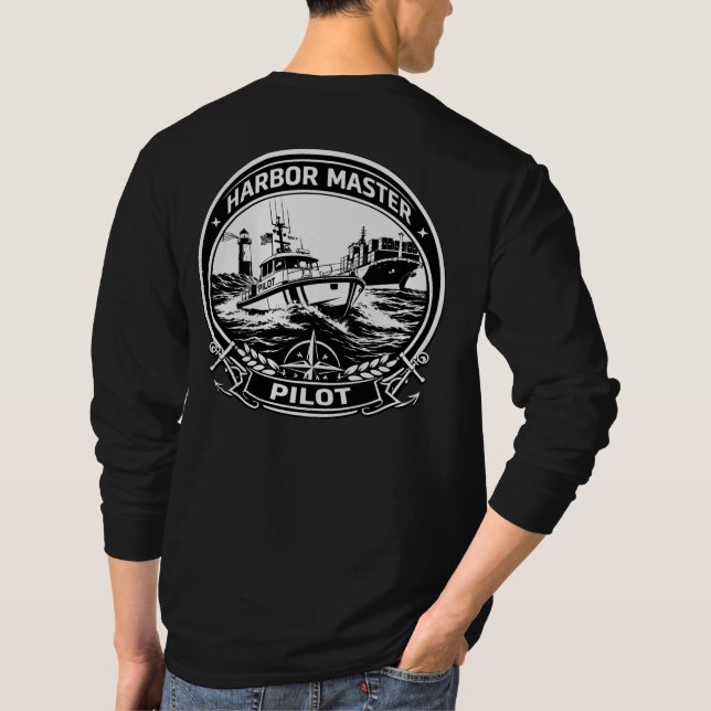 Harbor Master Pilot: Professional Long Sleeve Tee (Back)