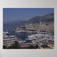 Harbor, Monte Carlo, French Riviera, Cote d' 3 Poster