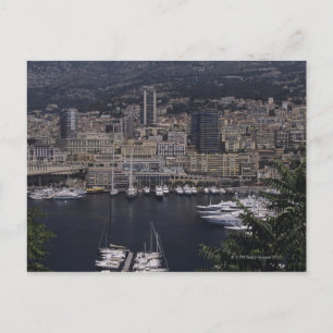 Harbor, Monte Carlo, French Riviera, Cote d' 4 Postcard