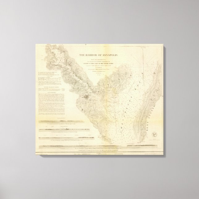 Harbor of Annapolis Canvas Print (Front)