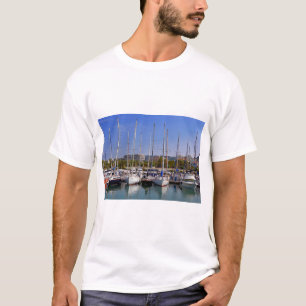 Harbor of Cannes in France T-Shirt