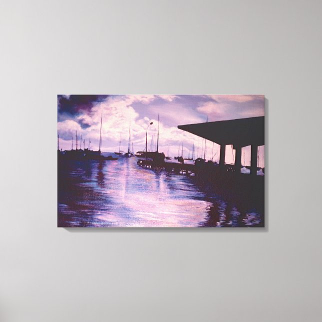 Harbor of Fort de France Canvas Print (Front)