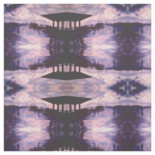 Harbor of Fort de France Fabric