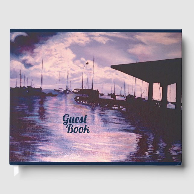 Harbor of Fort de France, Martinique Guest Book (Front)