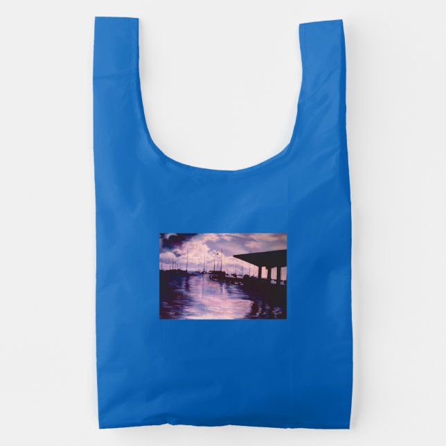 Harbor of Fort de France, Martinique Reusable Bag (Front)