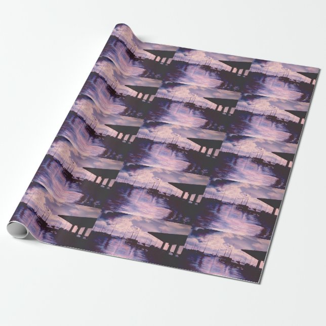 Harbor of Fort de France, Martinique Wrapping Paper (Unrolled)