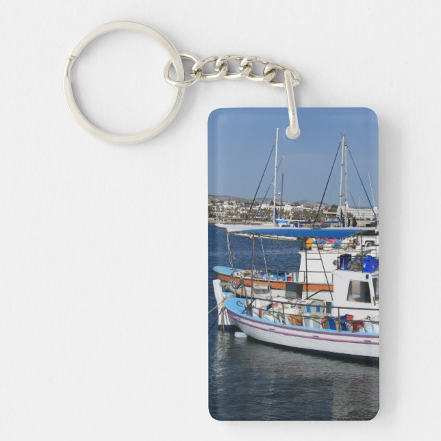 Harbor of Paphos Keychain (Front)