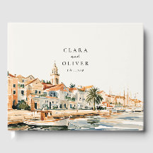 Harbor Quay Palm Boats Dalmatian Coast Wedding 