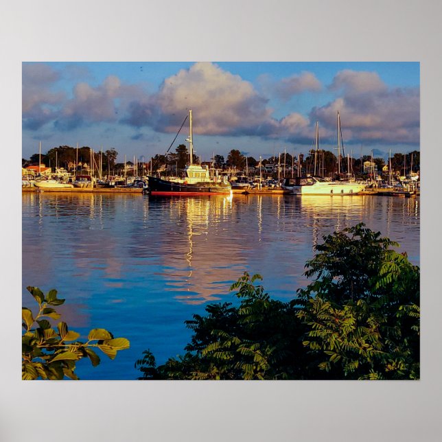 Harbor Reflection Poster (Front)