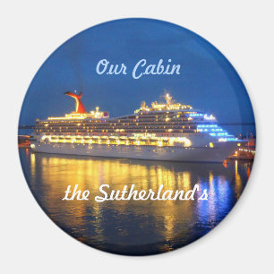 Harbor Reflections Personalized Magnet