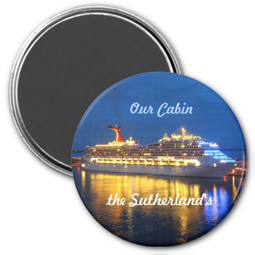 Harbor Reflections Personalized Magnet