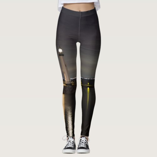 Harbor Rockwall Lighthouse Leggings