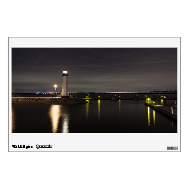 Harbor Rockwall Lighthouse Wall Decal (Front)