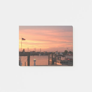 Harbor Scene Sunset Photo Post-it Notes