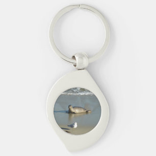 Harbor Seal at La Jolla California Keychain