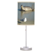 Harbor Seal at La Jolla California Table Lamp (Front)