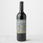 Harbor Seal at La Jolla California Wine Label