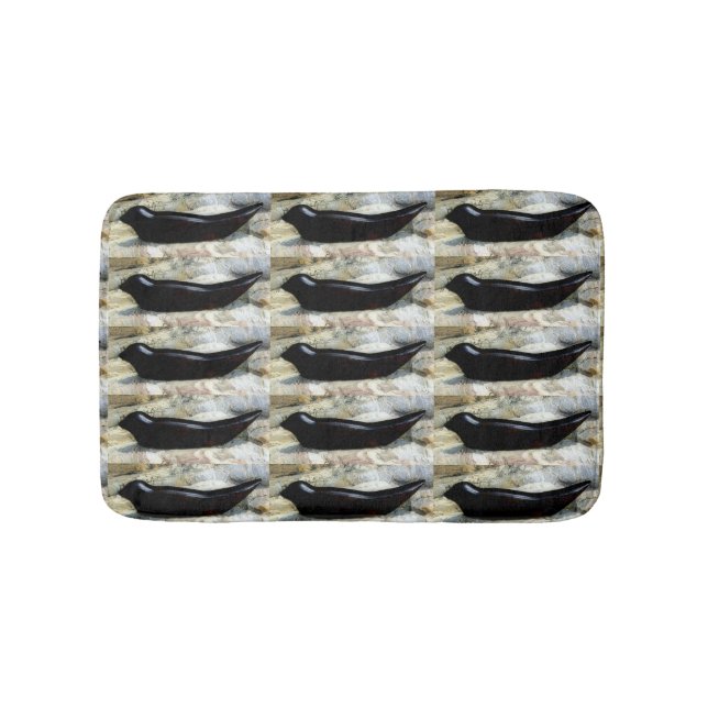 harbor seals hauled out bathroom mat (Front)