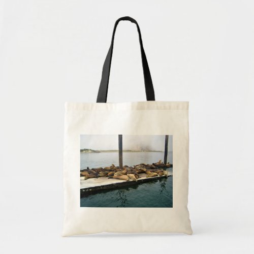 Harbor Seals Morro Bay California Tote Bag