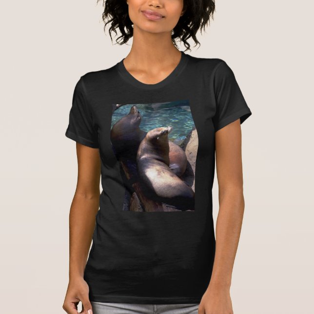 Harbor Seals W/ Heads Up T-Shirt (Front)
