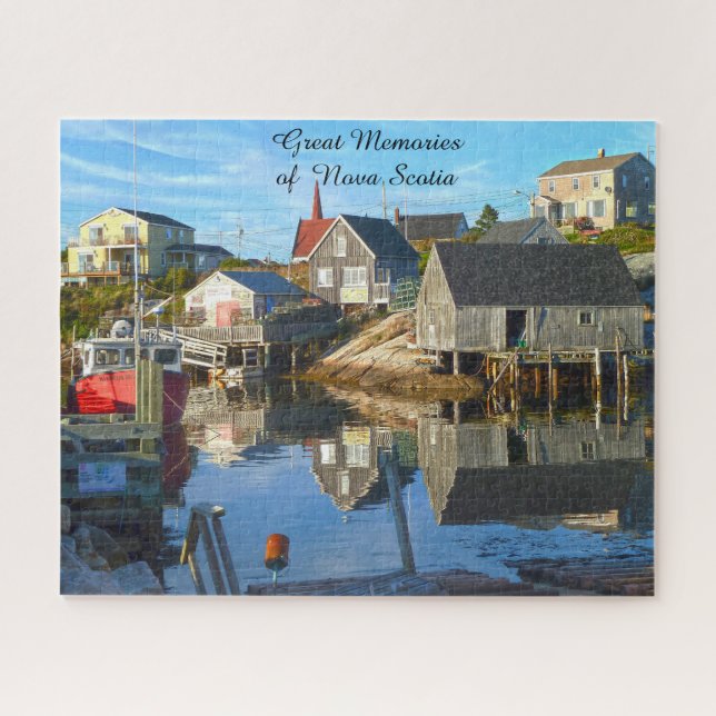 Harbor Setting Nova Scotia. Jigsaw Puzzle (Horizontal)