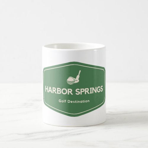 Harbor Springs Michigan Golf Destination Coffee Mug