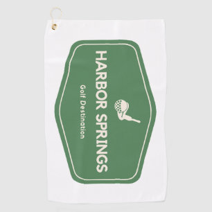 Harbor Springs Michigan Golf Destination Golf Towel