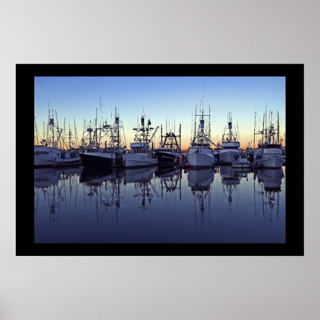 Harbor Sunrise Poster (Front)