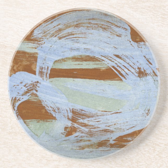 Harbor Sunset Drink Coaster (Front)