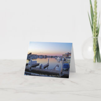 Harbor Sunset Notecards