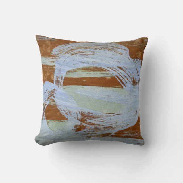 Harbor Sunset Throw Pillow (Front)