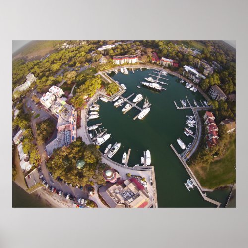 Harbor Town Golf Links Hilton Head Island USA Poster
