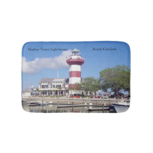 Harbor Town Lighthouse bathmat