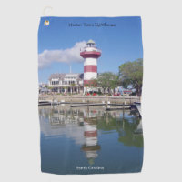 Harbor Town Lighthouse golf towel