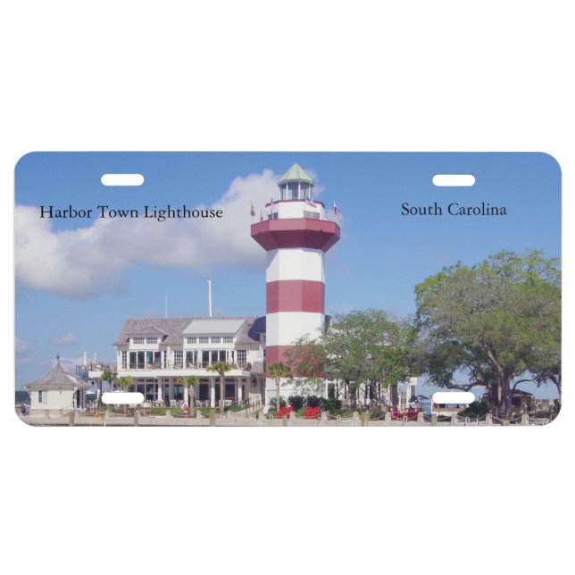 Harbor Town Lighthouse licenseplate License Plate (Front)