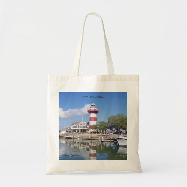 Harbor Town Lighthouse tote bag (Front)